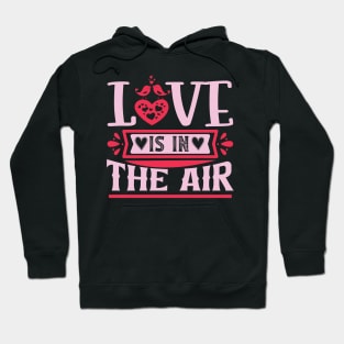 Love is in the air valentines day Hoodie
